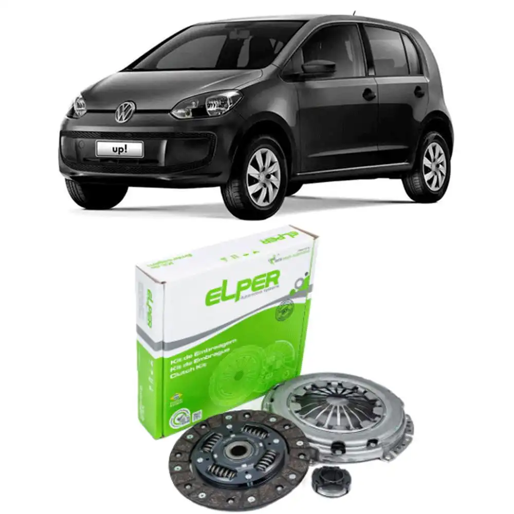 KIT EMBREAGEM VW UP! 1.0 2014 A 2018 COM ROLAMENTO