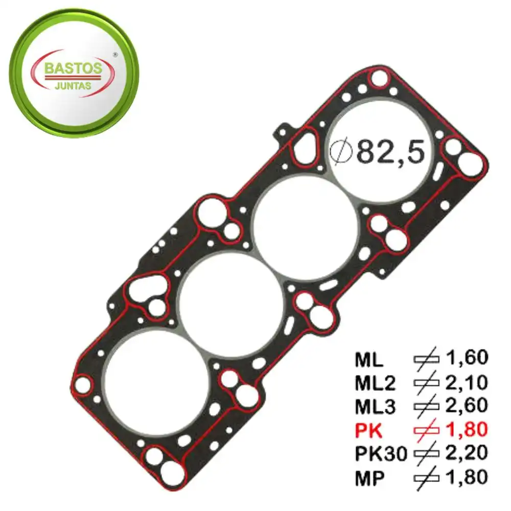 JUNTA CABECOTE A3 1.8 20V 1997 A 2007 FIBRA