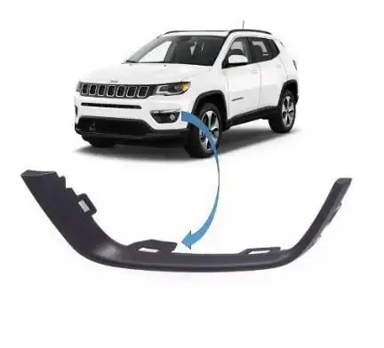 MOLDURA FAROELTE JEEP COMPASS 2017 A 2020 ESQUERDO