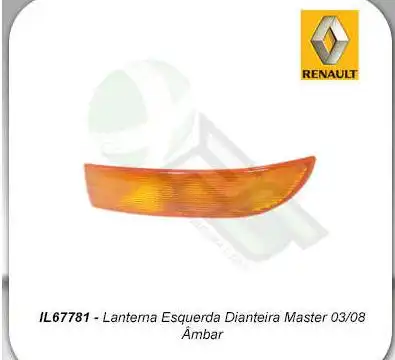 SINAL DIANT RENAULT MASTER 03/09 ESQ AMBAR