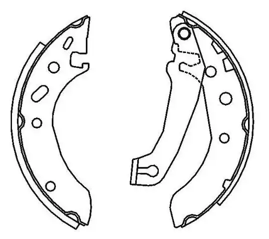 SAPATAS FREIO FIESTA 1996 A 2002