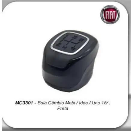 MANOPLA ALAVANCA CAMBIO FIAT MOBI 17/ CROMADO