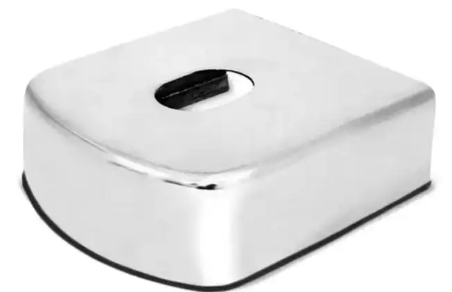 TAMPA ACABAMENTO ENGATE CARRETINHA CROMADO