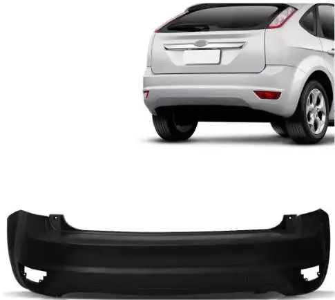 PARACHOQUE TRAS FOCUS HATCH 08/13 LISO (C/ SUPORTE ALMA)