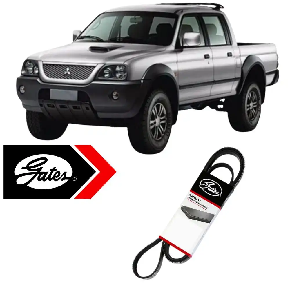 CORREIA ALTERNADOR L200 2.5 DIESEL 2003 ACIMA