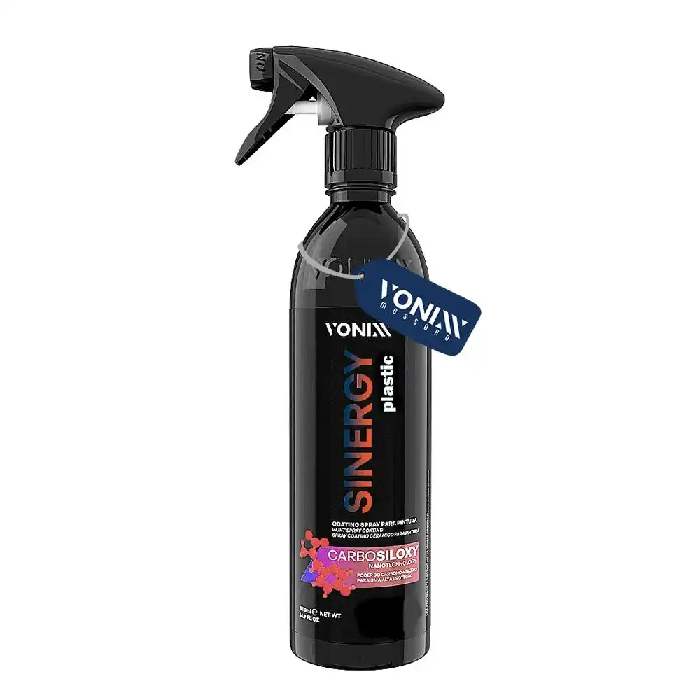 LIMPADOR SPRAY SINERGY PLASTIC 500ML VONIXX
