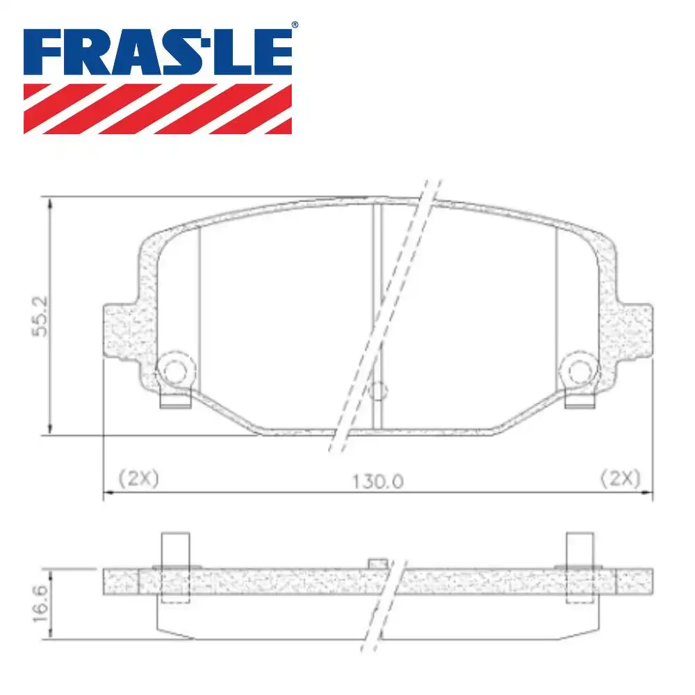 PASTILHA FREIO TRASEIRA FIAT FREEMONT 2.4 16V 2011 A 2016 SI