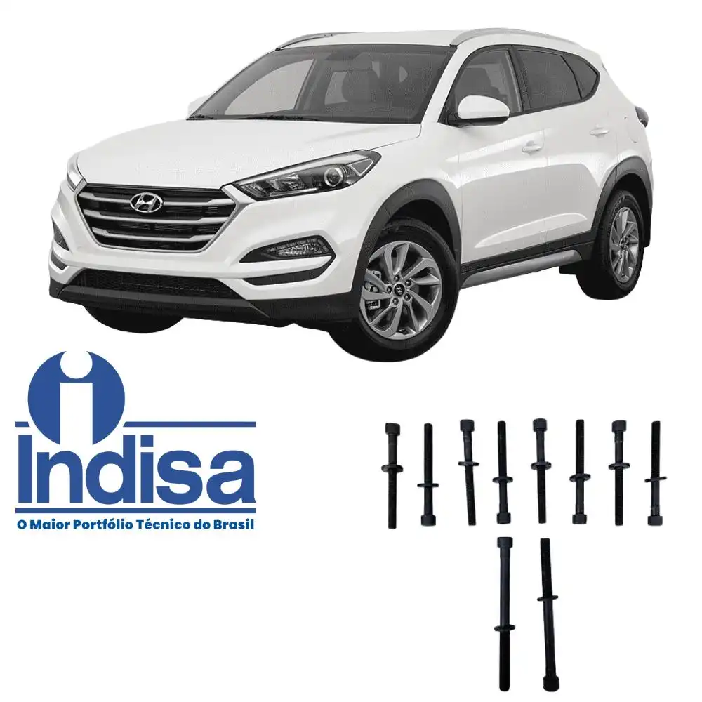 PARAFUSO CABECOTE HYUNDAI TUCSON 2.0 16V 2004 EM DIANTE