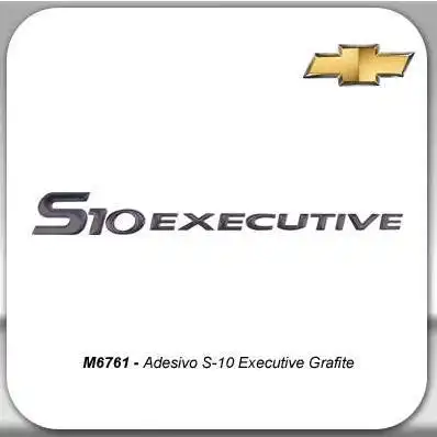 EMBLEMA ADESIVO S-10 EXECUTIVE GRAFITE