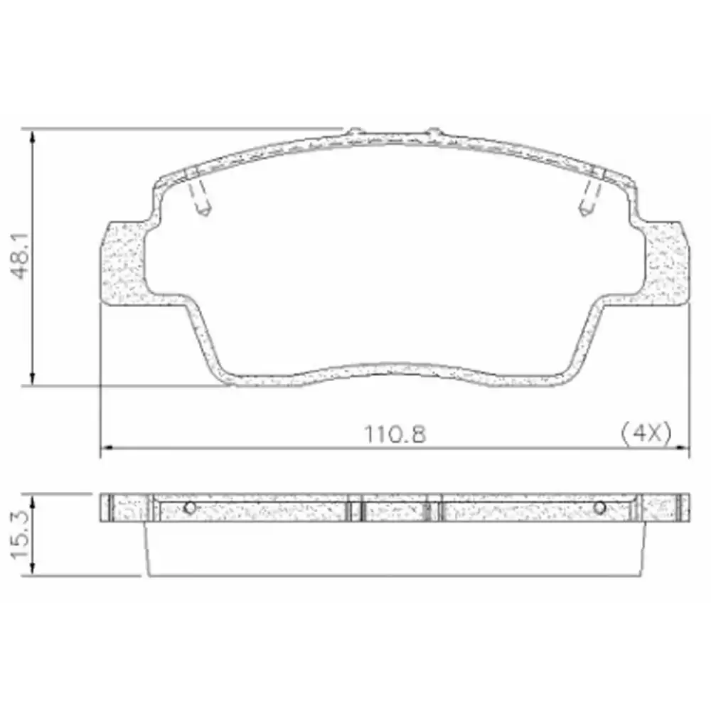 PASTILHA FREIO DIANTEIRA KWID 1.0 12V 2017 A 2025 DISCO VENT