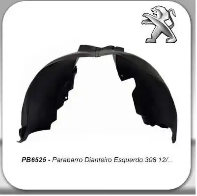 PROTETOR PARALAMA PEUGEOT 308 2012 A 2016 ESQUERDO
