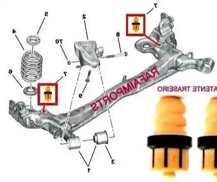 BATENTE AMORTECEDOR TRAS C3 PICASSO 2012/ C3 2012/