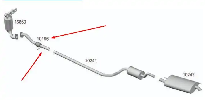 TUBO INTERM KA 1.6 8V FLEX 2009 2013 C/FLEXIVEL