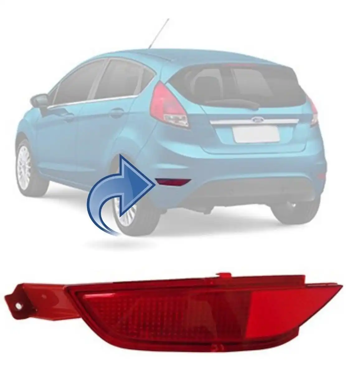 SINAL PARACHOQUE TRAS NEW FIESTA HATCH 10/19 DIR