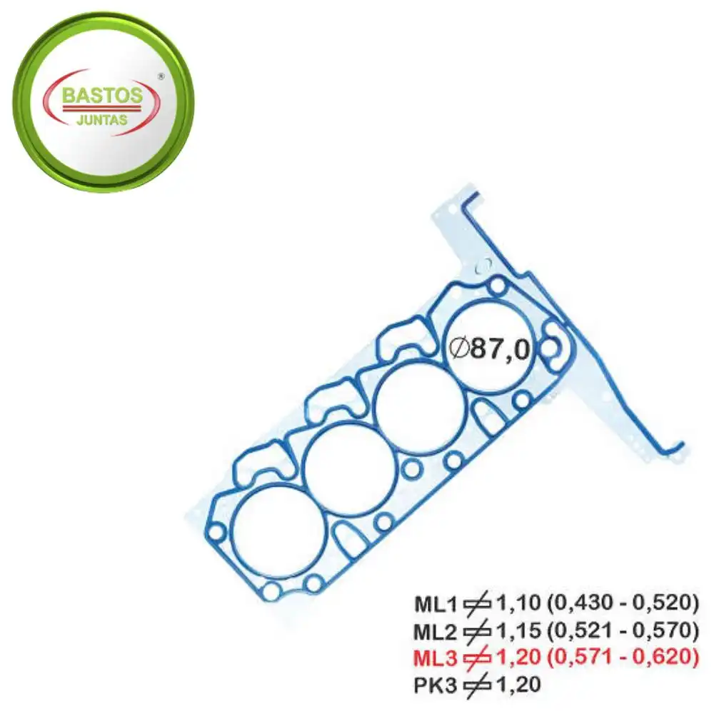 JUNTA CABECOTE RANGER 2.2 16V 2012 ACIMA METAL 3 PIC