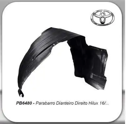 PROTETOR PARALAMA DIANT TOYOTA HILUX 2016/ ESQ
