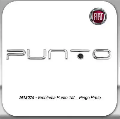 EMBLEMA FIAT PUNTO
