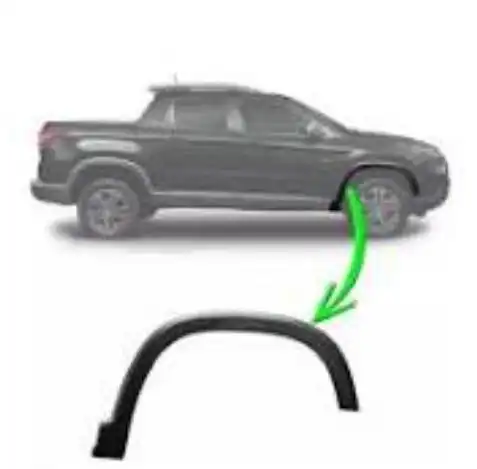 MOLDURA PARALAMA DIANT FIAT TORO 2016 A 2021 DIREITO