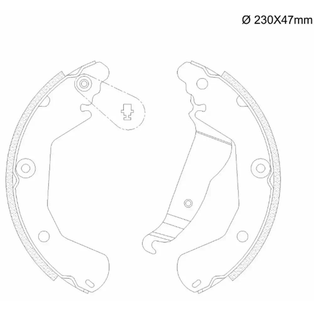 SAPATAS FREIO SPIN 1.8 13/ TRACKER 1.8 16V 14/
