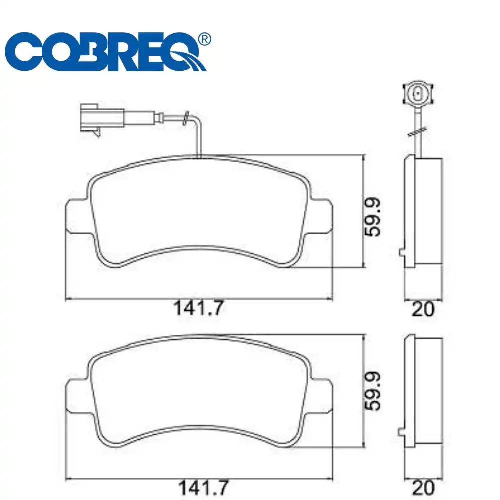 PASTILHA FREIO TRASEIRA FIAT DUCATO 2018/