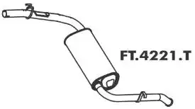 SILENC TRAS FT FIORINO 1.3 8V 2003/2013