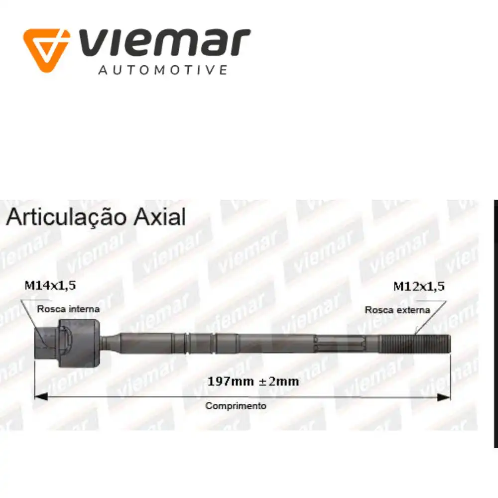BARRA AXIAL FIAT UNO 84/91 FIAT 147 84/