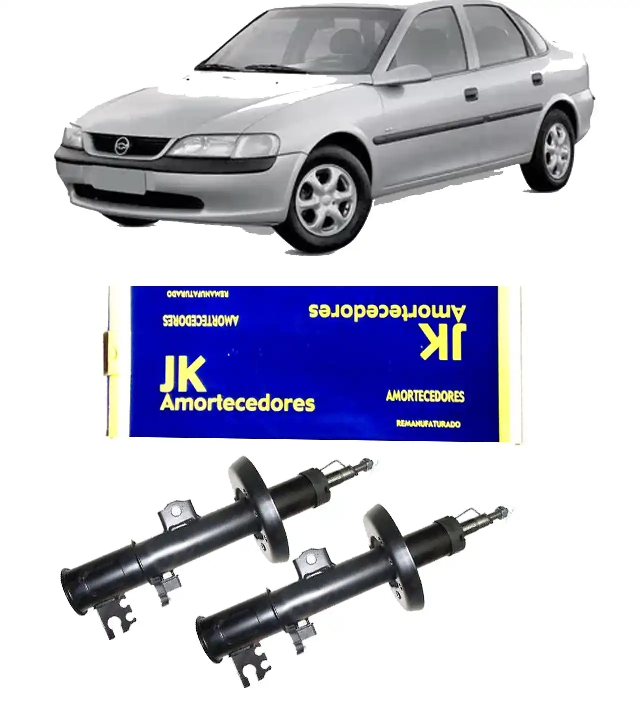 AMORTECEDOR DIANTEIRO VECTRA 1997 A 2005 REMANUFATURADO JG