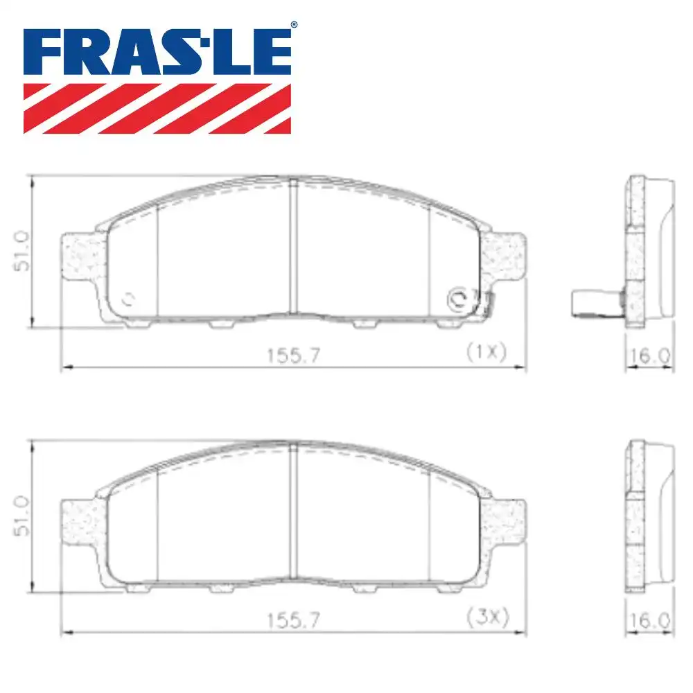 PASTILHA FREIO DIANTEIRA MITSUBISHI L-200 TRITON 2008/ CERAM