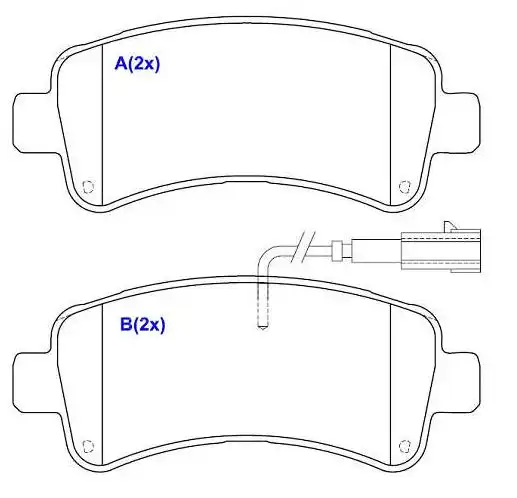 PASTILHA FREIO TRASEIRA FIAT DUCATO 2018/