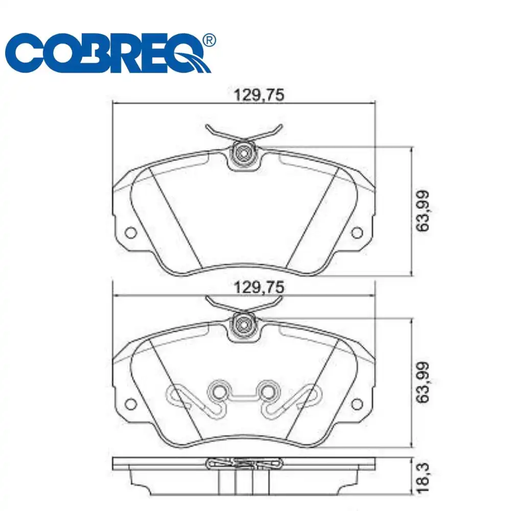 PASTILHA FREIO DIANTEIRA OMEGA SUPREMA 3.0 4.1 /1998