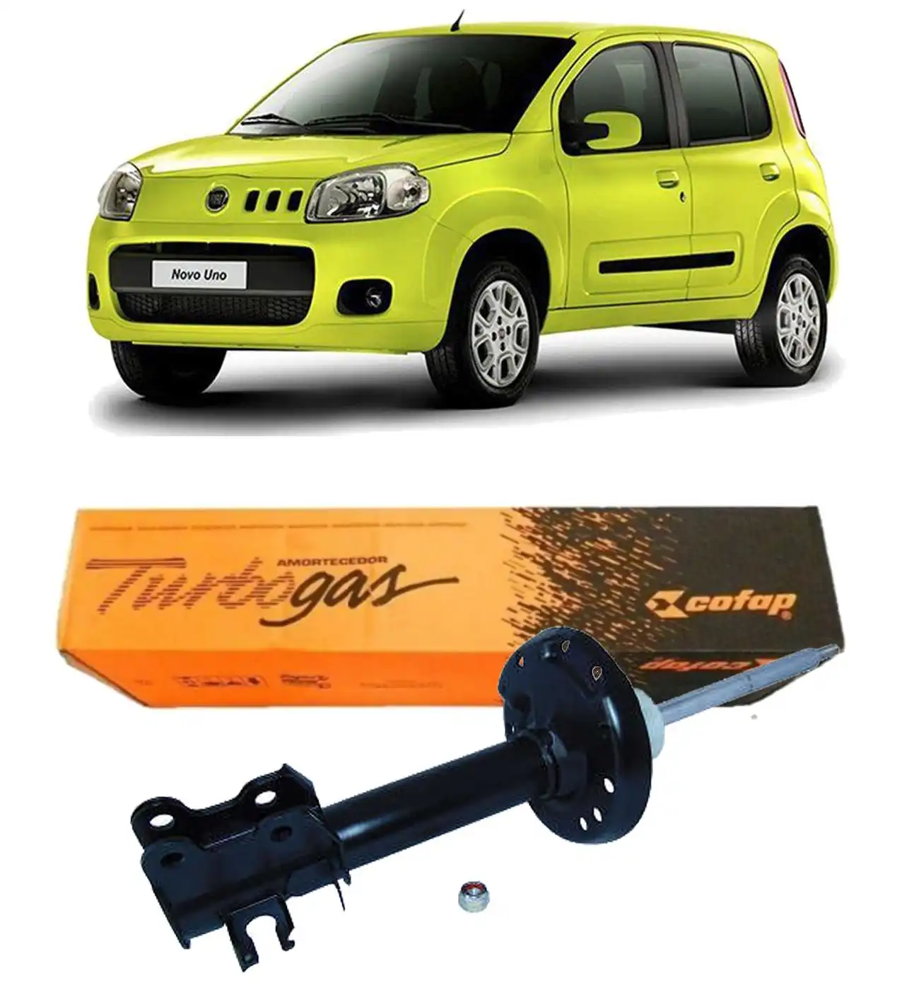 AMORTECEDOR DIANTEIRO FIAT UNO VIVACE 2010/ DIREITO