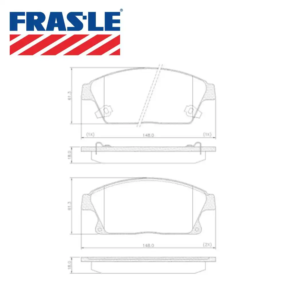 PASTILHA FREIO DIANTEIRA TRACKER 1.8 2.0 16V 2014 A 2017
