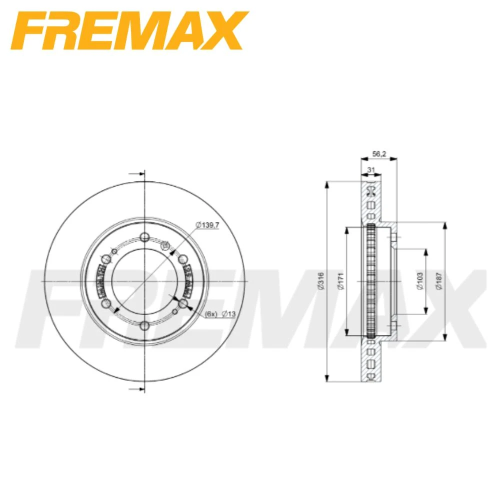 DISCO FREIO DIANTEIRO POER P30 2.4 16V 2024 ACIMA VENTILADO