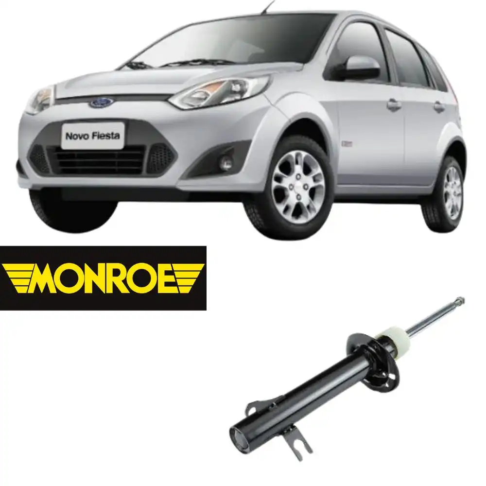 AMORTECEDOR DIANTEIRO FIESTA 1.0 1.6 2003 A 2014 SEM BARRA E