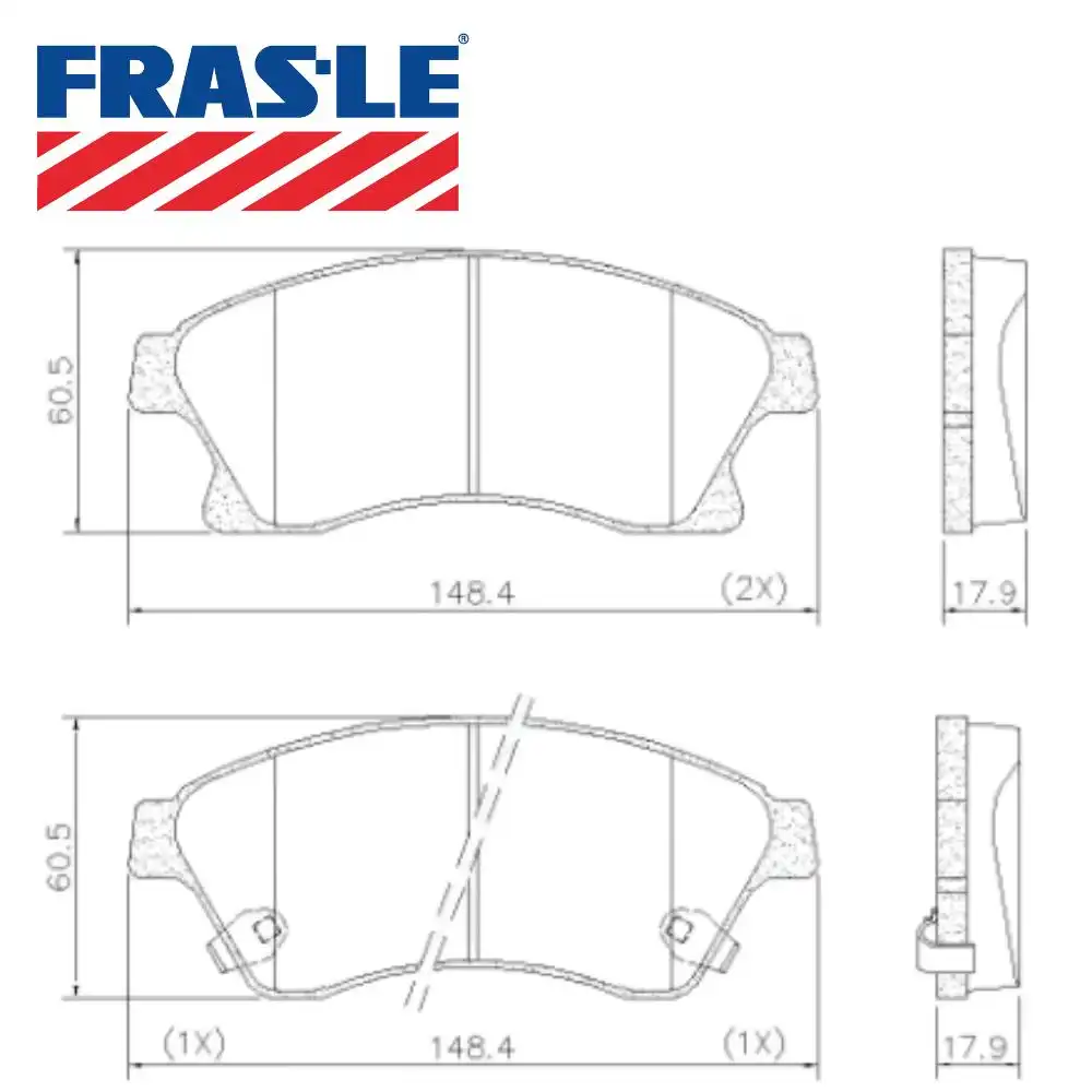PASTILHA FREIO DIANTEIRA CRUZE 1.8 16V 2012 A 2016 CERAMICA