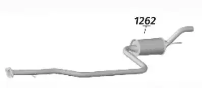SILENCIOSO INTERMEDIARIO COURIER 1.0 1.3 1997 A 1999