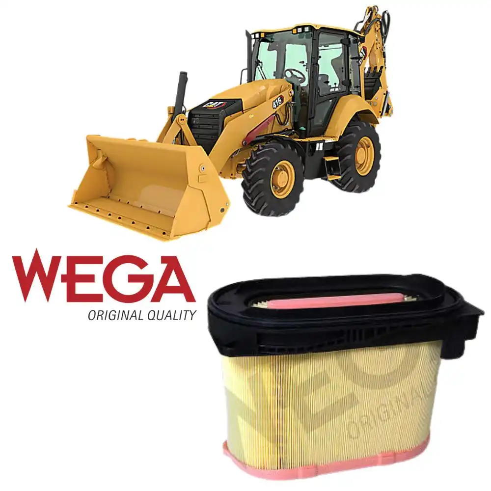 FILTRO AR MOTOR CATERPILLAR RETRO ESCAVADEIRA 416F