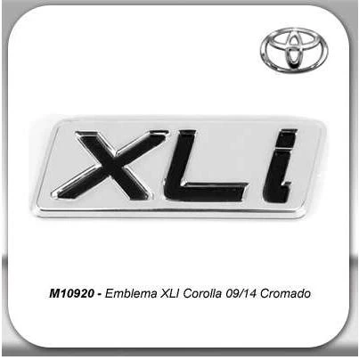 EMBLEMA XLI COROLLA 2009 A 2014 CROM