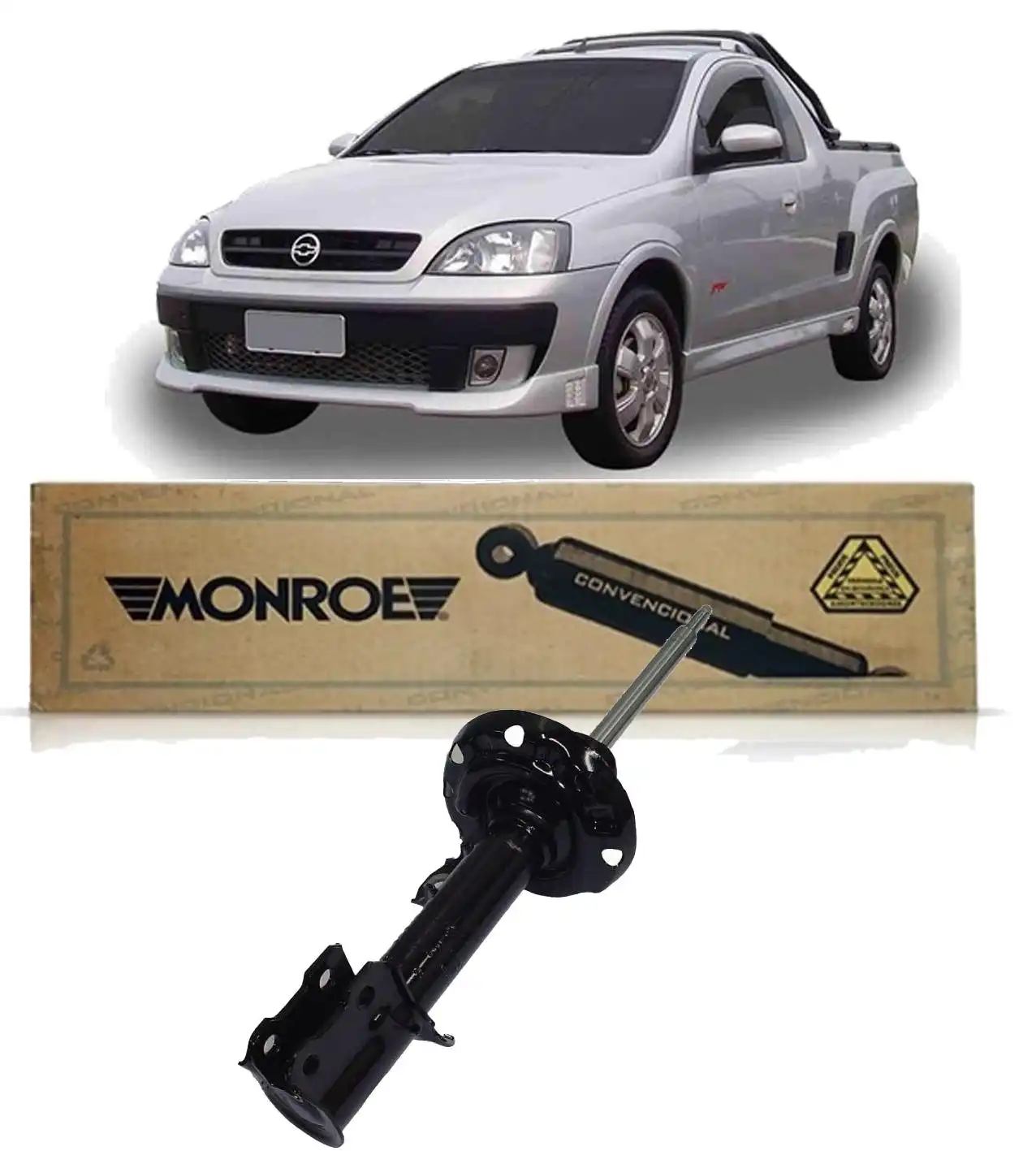 AMORTECEDOR DIANTEIRO MONTANA 2003 A 2009 DIREITO