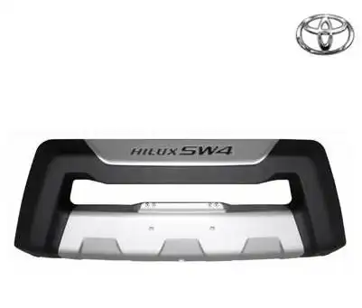 OVERBUMPER PARACHOQUE DIANT HILUX  PRETO/PRATA 2005 A 2011