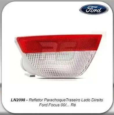 SINAL PARACHOQUE TRAS FOCUS 2000/ DIR (VERMELHA C/LUZ RE)