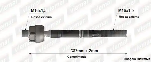 BARRA AXIAL TRANSIT 2008/2013 ESQ