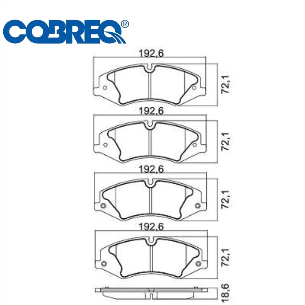 PASTILHA FREIO DIANTEIRA LAND ROVER DISCOVERY 4 2010 EM DIAN