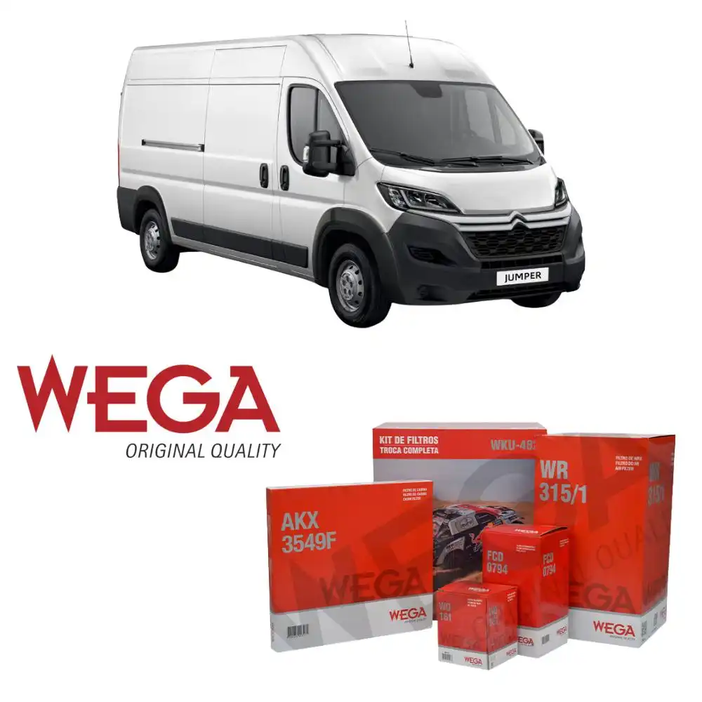 KIT FILTROS JUMPER 2.0 16V TURBO DIESEL 2018 A 2021