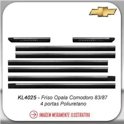 FRISO OPALA COMODORO 1983 A 1987 4 PORTAS (POLIURETANO)