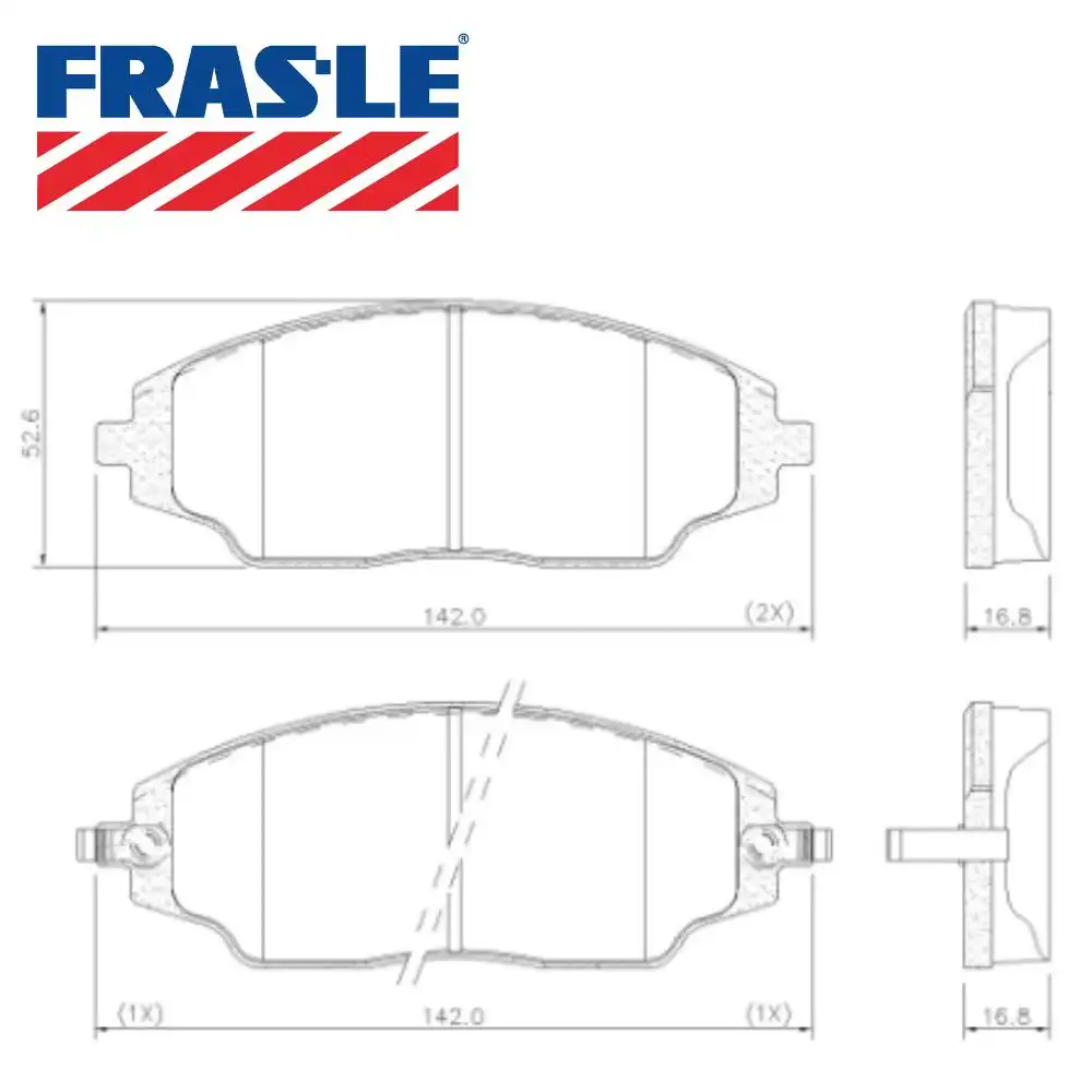 PASTILHA FREIO DIANTEIRA COBALT 1.4 1.8 2012/ COM ABS