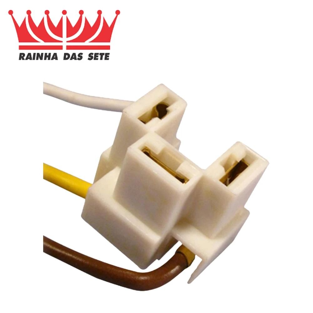CHICOTE SOQUETE FAROL LAMPADA H4 3 VIAS