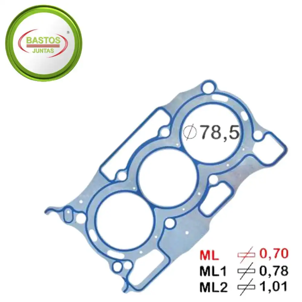 JUNTA CABECOTE NISSAN MARCH 1.0 12V 2015 ACIMA METAL