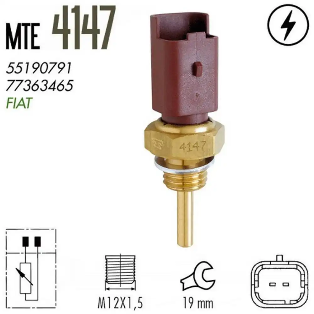 INTERRUPTOR TEMPERATURA FIAT UNO 1.0 8V 2010 A 2017