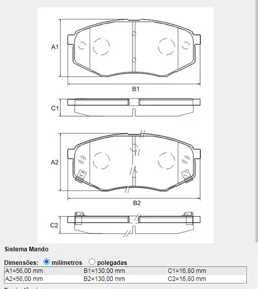 PASTILHA FREIO DIANTEIRA TUCSON 2.0 16V 2010 A 2019 CERAMICA